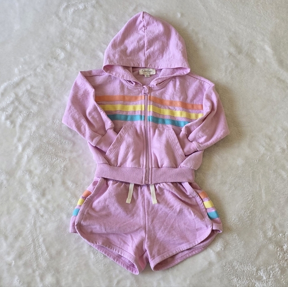 Jessica Simpson Other - Jessica Simpson Pink and Orange Hoodie